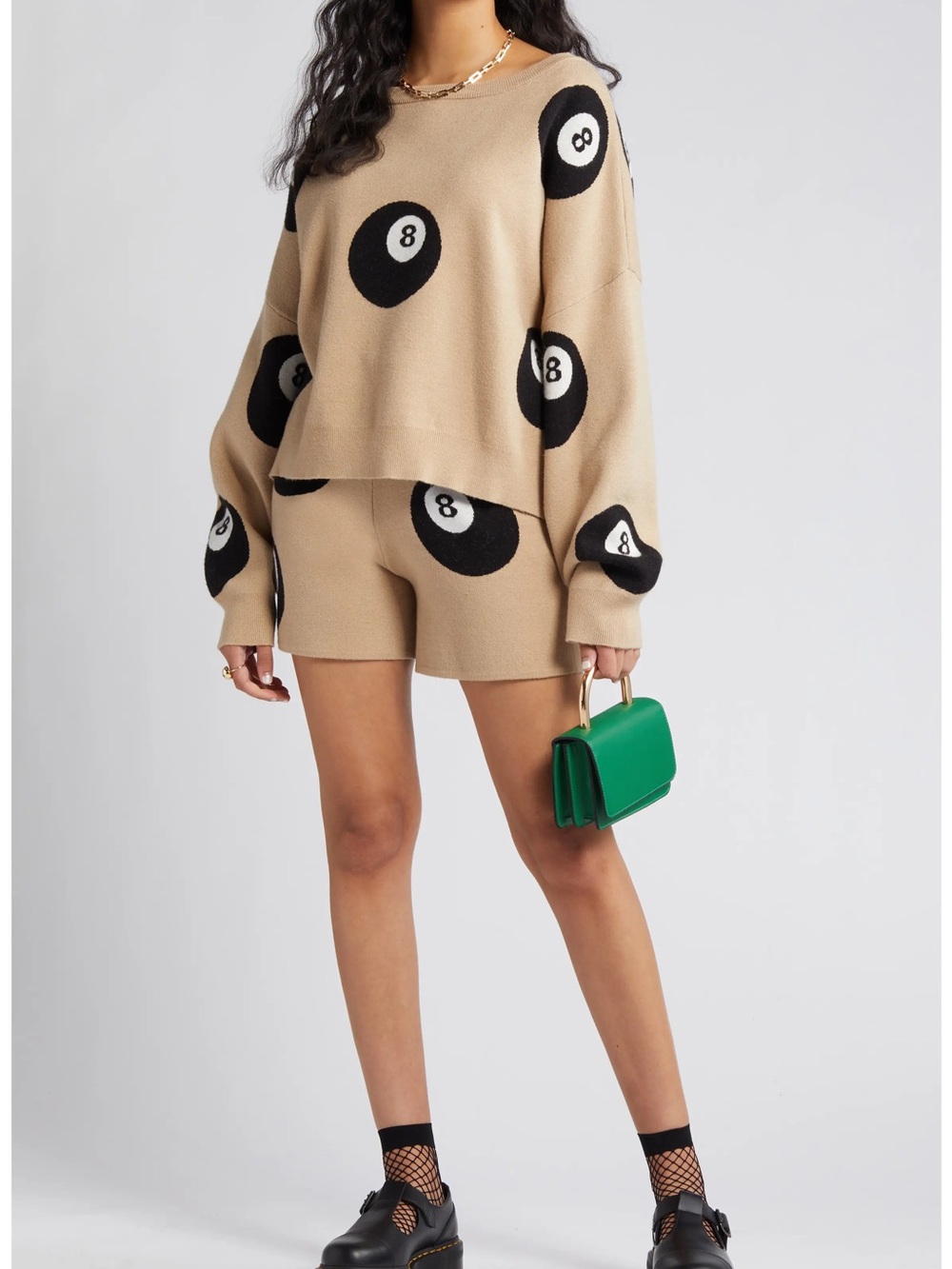 Dressed in LALA the future is now Two-Piece Set with Black 8-Ball Motif